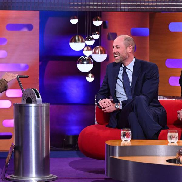 Der britische Thronfolger zu Gast in einer Talkshow.