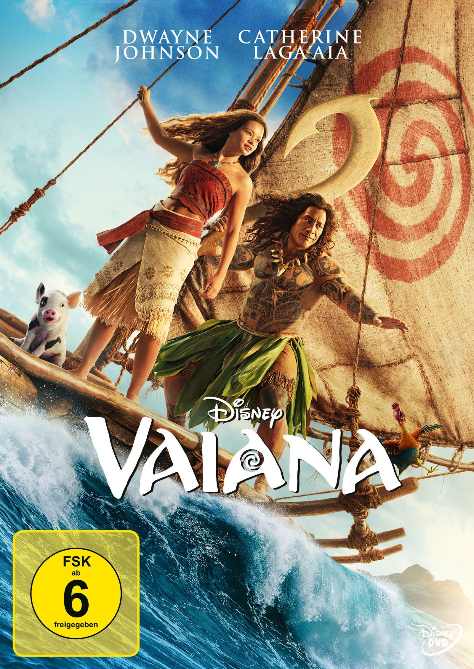 Nur wenige Animationsfilme aus dem Hause Disney waren erfolgreicher als die Geschichte von Vaiana. Nun erscheint die Realverfilmung auf DVD und Blu-ray.   (Bild: Leonine/2026 Disney)