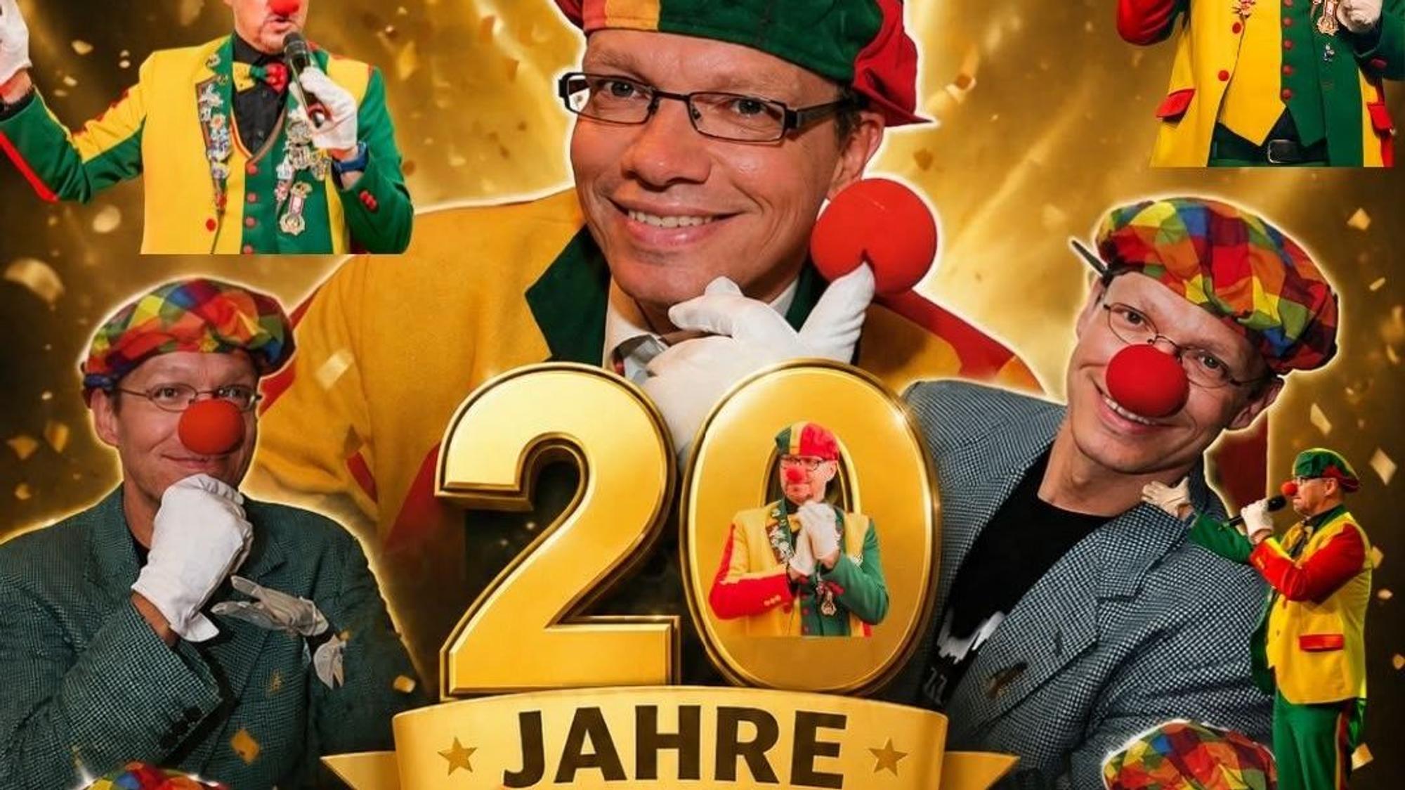 Collage von Jörg Runge als Dä Tuppes vum Land.