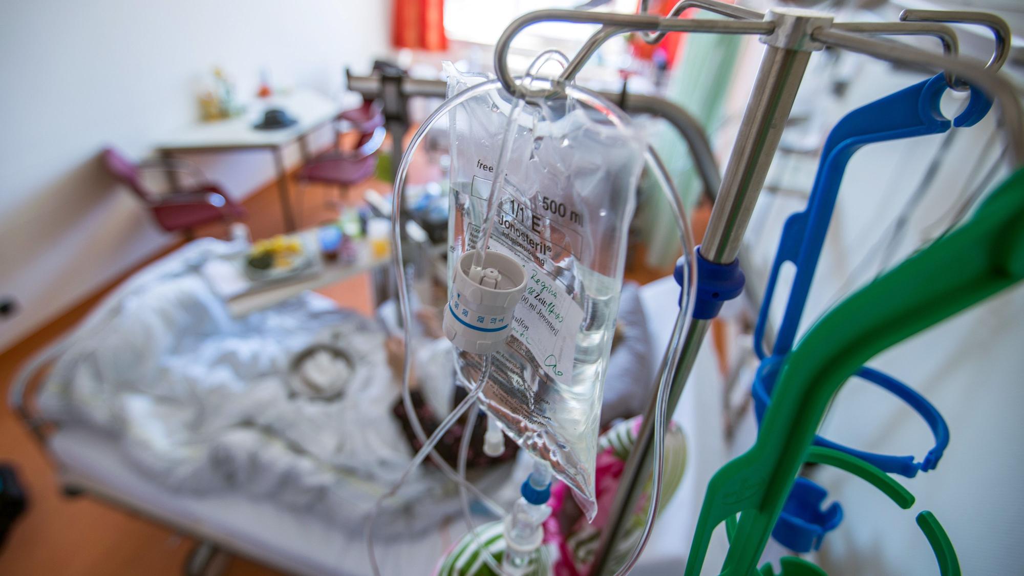 Blick in ein Patientenzimmer