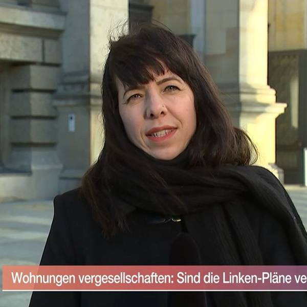 Elif Eralp hält das geplante Gesetz von Innenminister Dobrindt für verfassungswidrig. (Bild: ZDF)