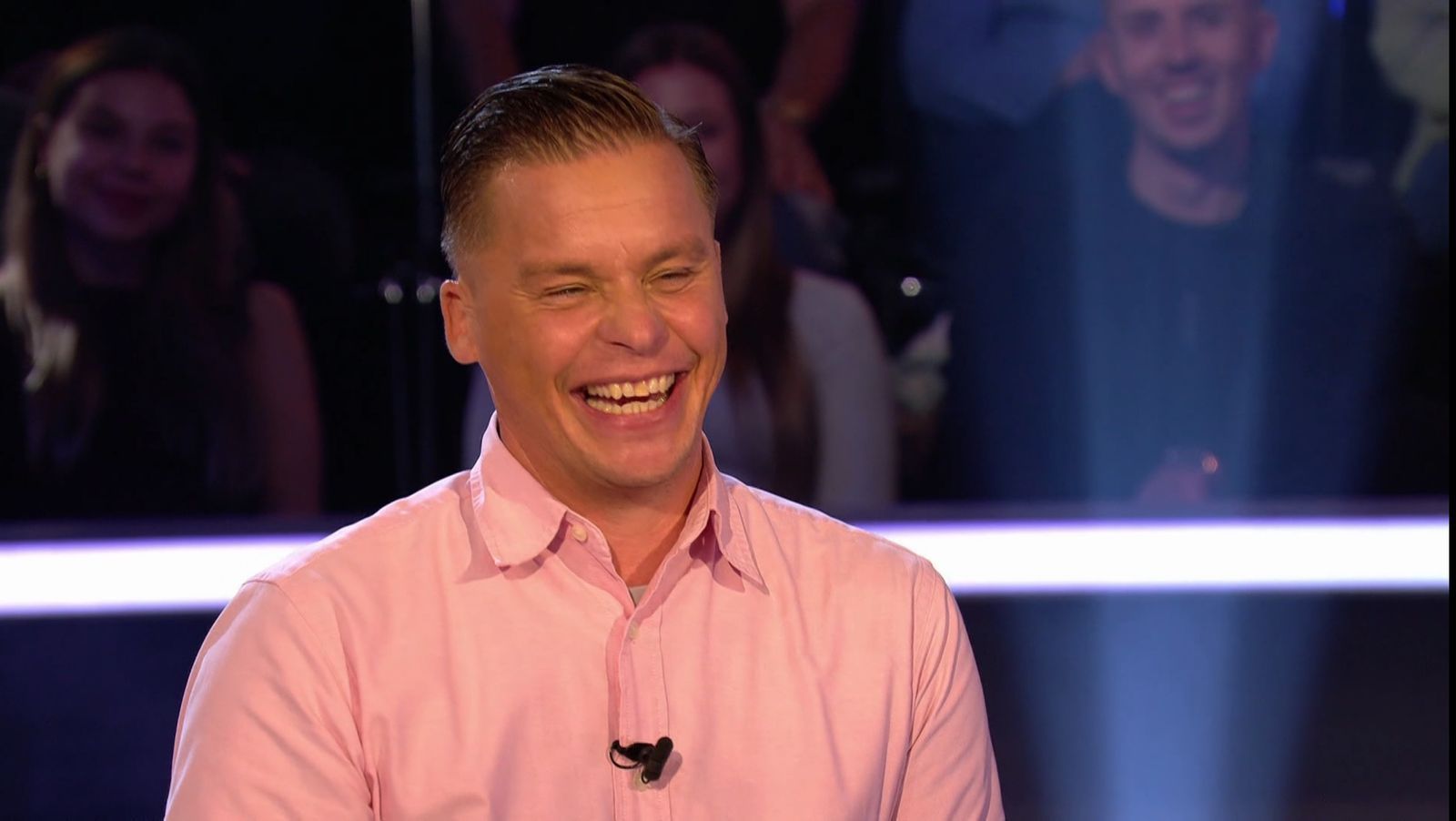 Als sich Carsten Muschalle aus Leipzig für den Ratestuhl qualifizierte, lachte er noch. Das verging ihm dann leider viel zu schnell. (Bild: RTL)