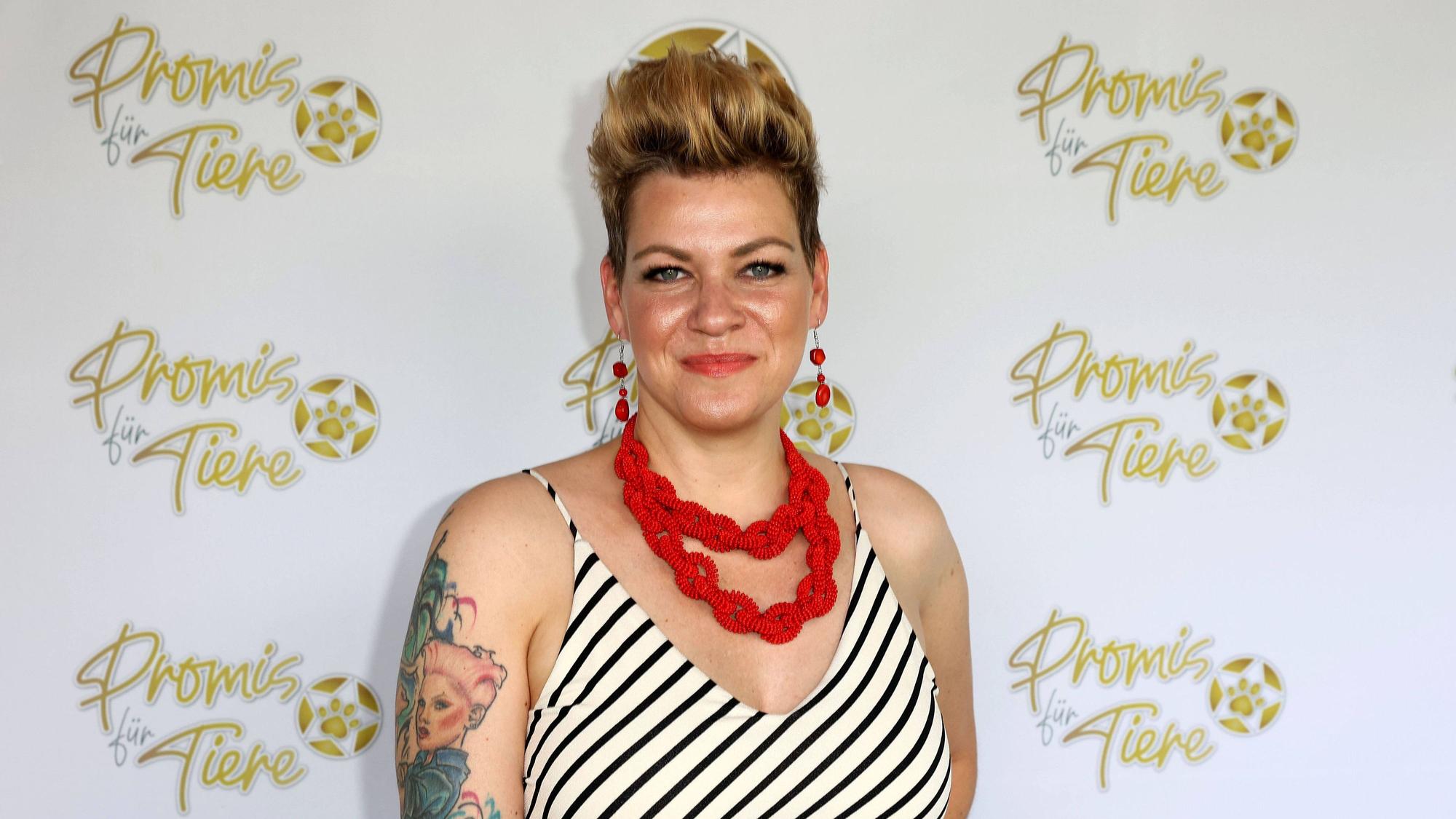 Franziska Knabenreich posiert.