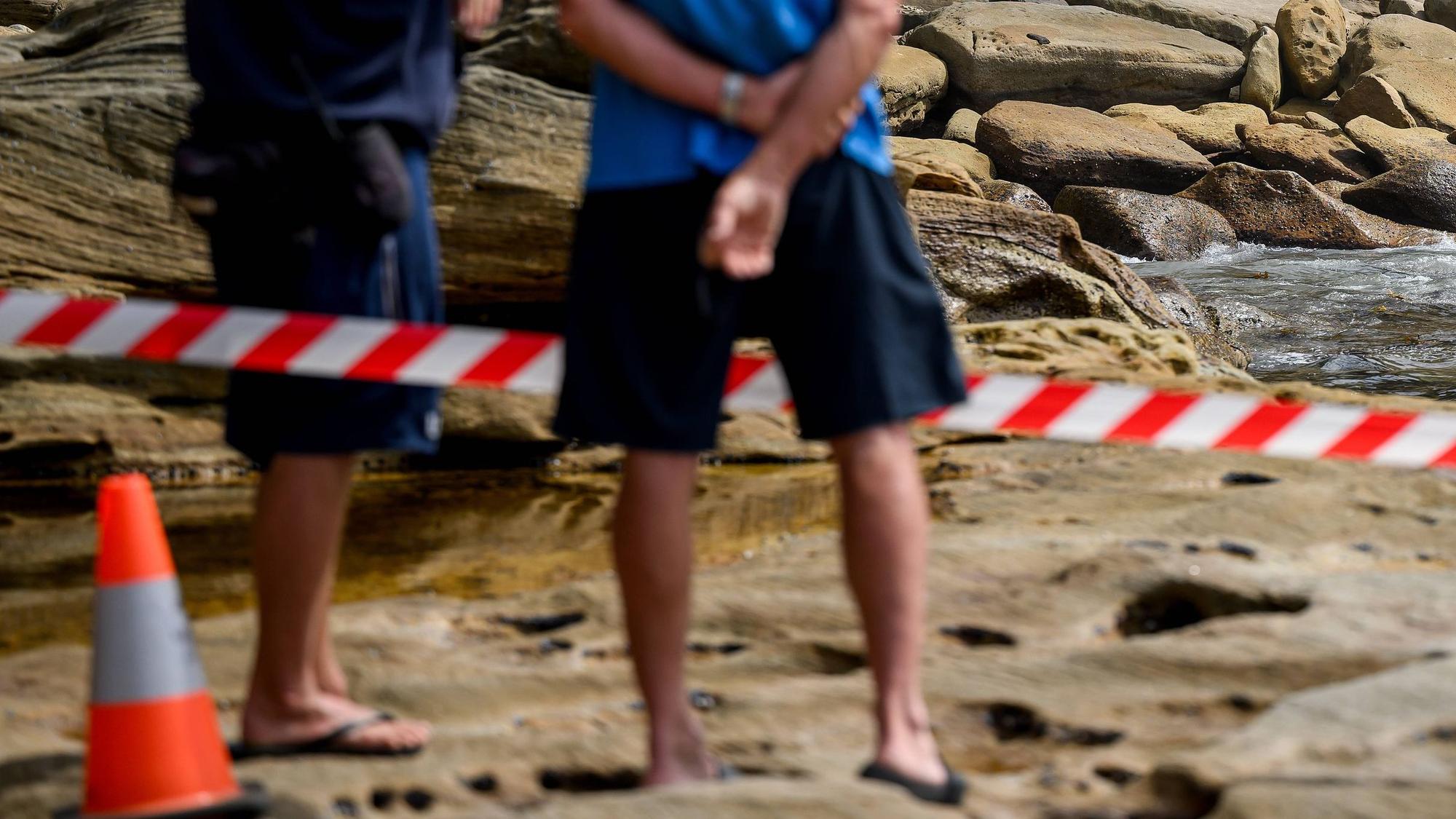 Sicherheitskräfte am Strand (Symbolbild)