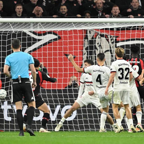 Tor für Bayer Leverkusen im DFB-Pokal gegen Nürnberg.