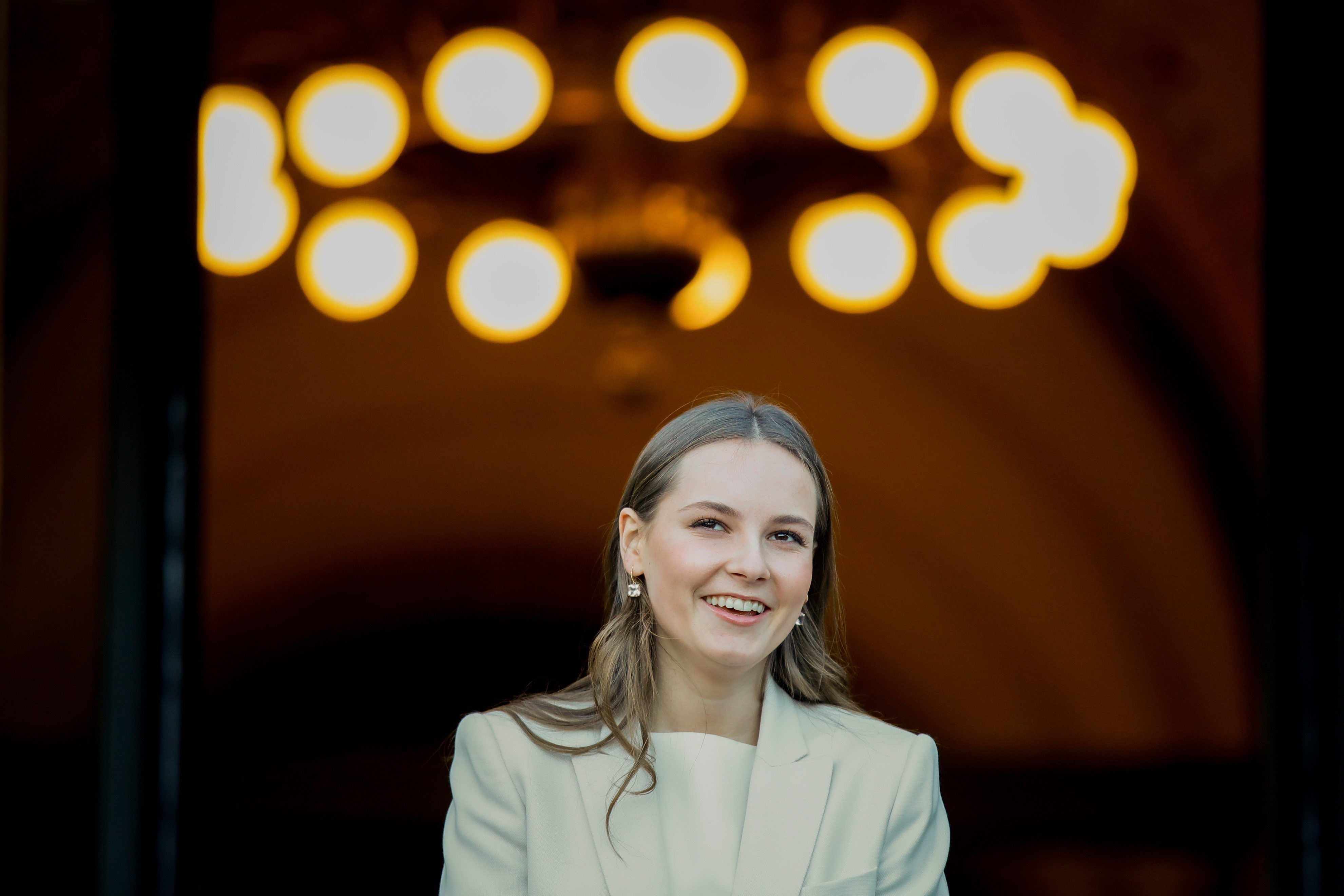 Prinzessin Ingrid Alexandra von Norwegen kommt an zu einem offiziellen Besuch im norwegischen Parlament.