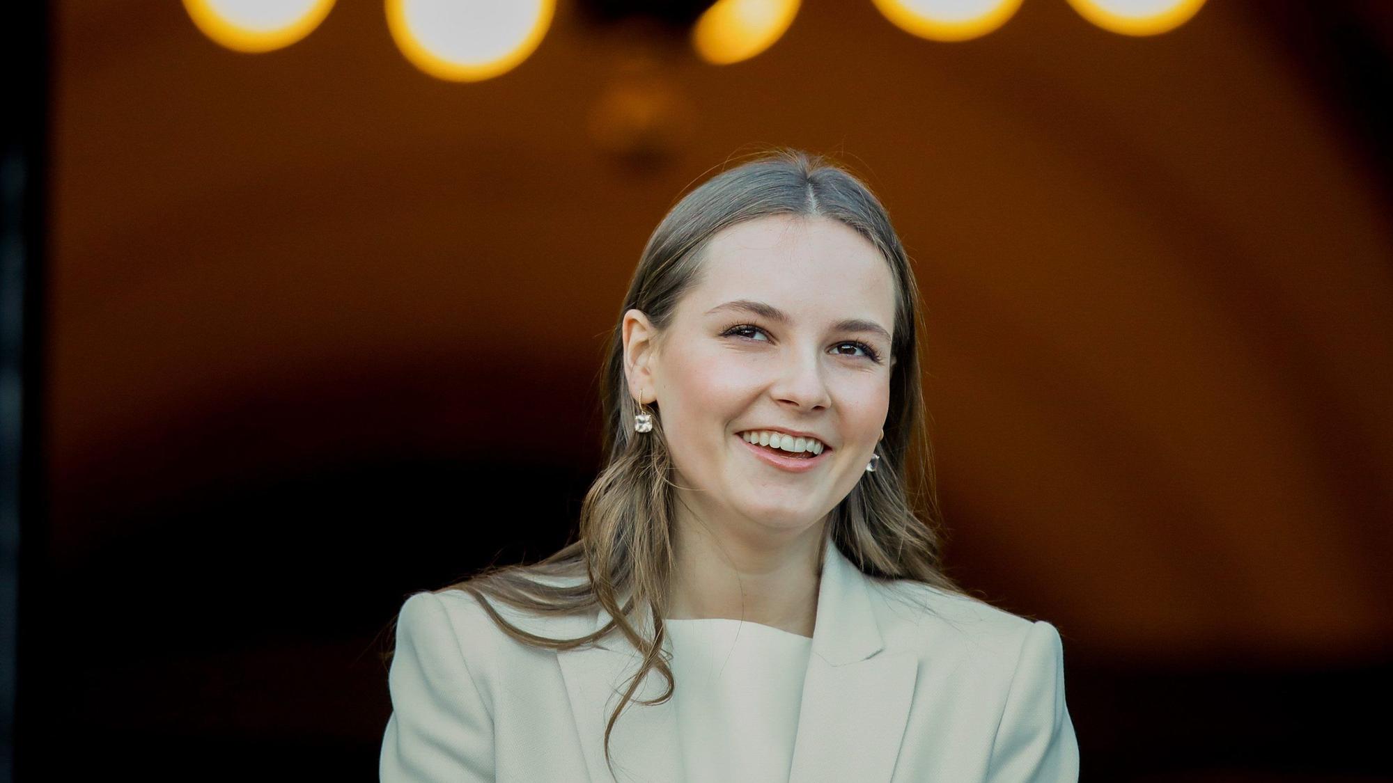 Prinzessin Ingrid Alexandra von Norwegen kommt an zu einem offiziellen Besuch im norwegischen Parlament.