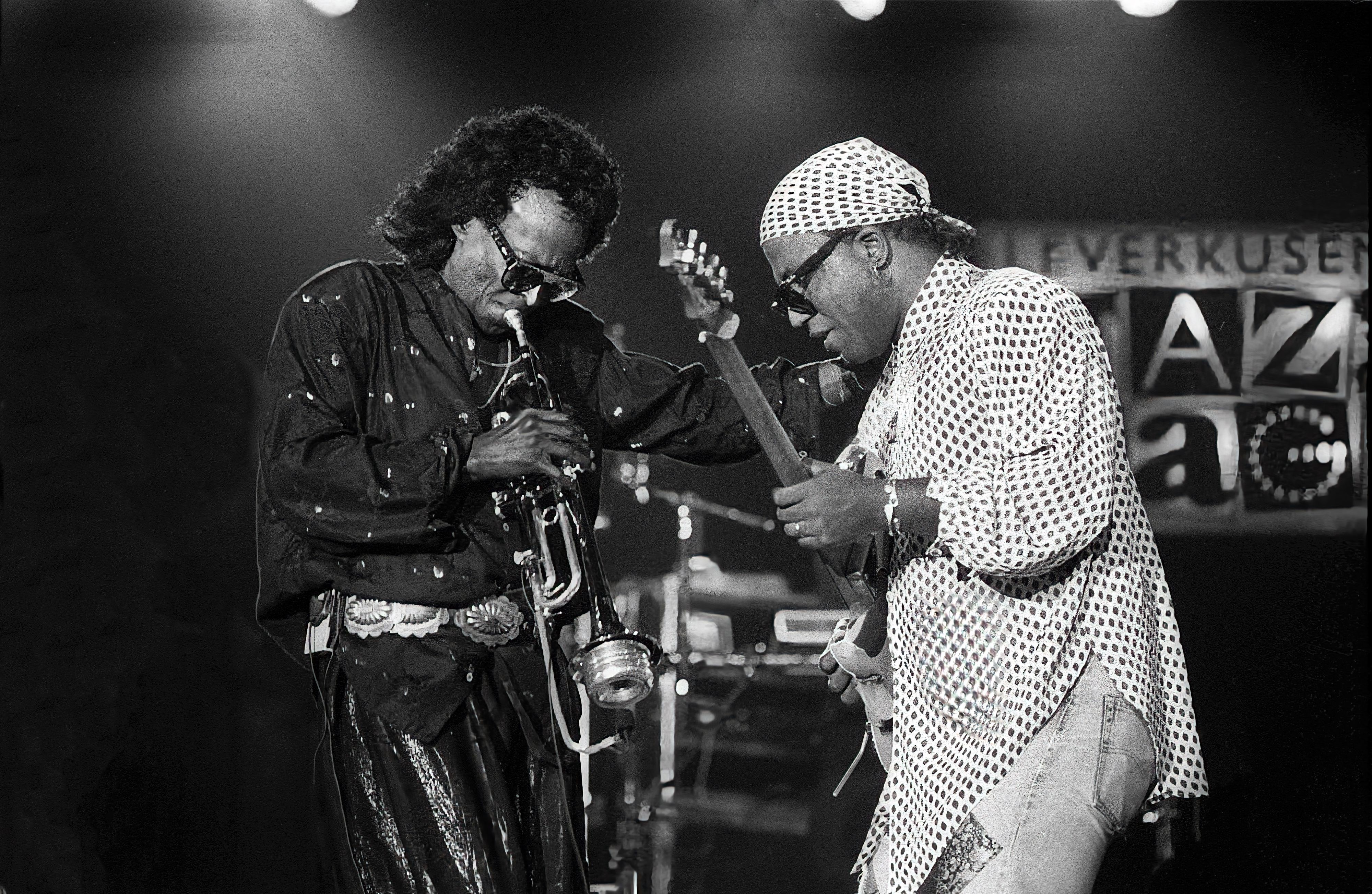 Die großen Namen kamen für die Jazztage schon immer nach Leverkusen: 1990 Miles Davis und Foley.