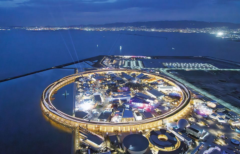 Der „Große Ring“ der Expo 2025 in Osaka, Japan, 2025