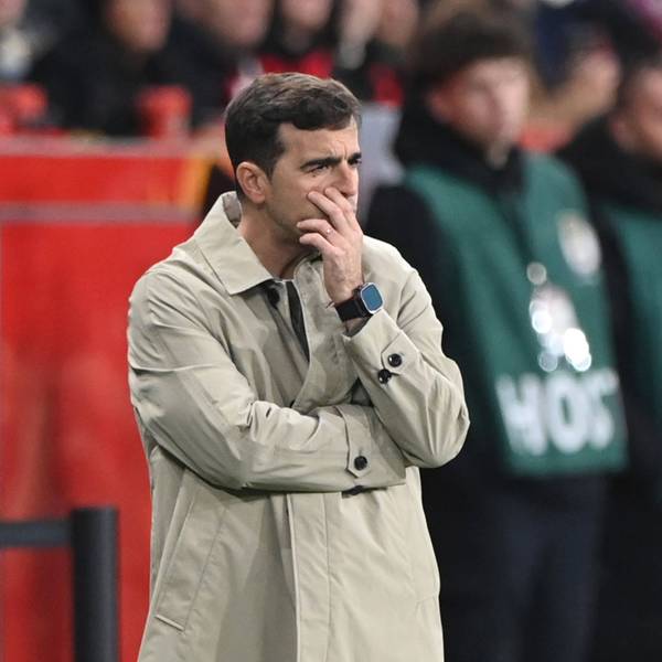 Trainer Carles MARTINEZ LEV beobachtet das Spiel Bayer Leverkusen LEV - 1. FC Nuernberg N 5-2 Fussball, DFB Pokal, 2. Runde, 2. Hauptrunde, am 28.10.2026 in der Bayarena Leverkusen/Deutschland. DFL regulations prohibit any use of photographs as image sequences and/or quasi-video *** Coach Carles MARTINEZ LEV watches the match between Bayer Leverkusen LEV and 1. FC Nuremberg N, 52, soccer, DFB Cup, Round 2, Main Round 2, on October 28, 2026, at the BayArena in Leverkusen, Germany. DFL regulations prohibit any use of photographs as image sequences and/or quasi-video.