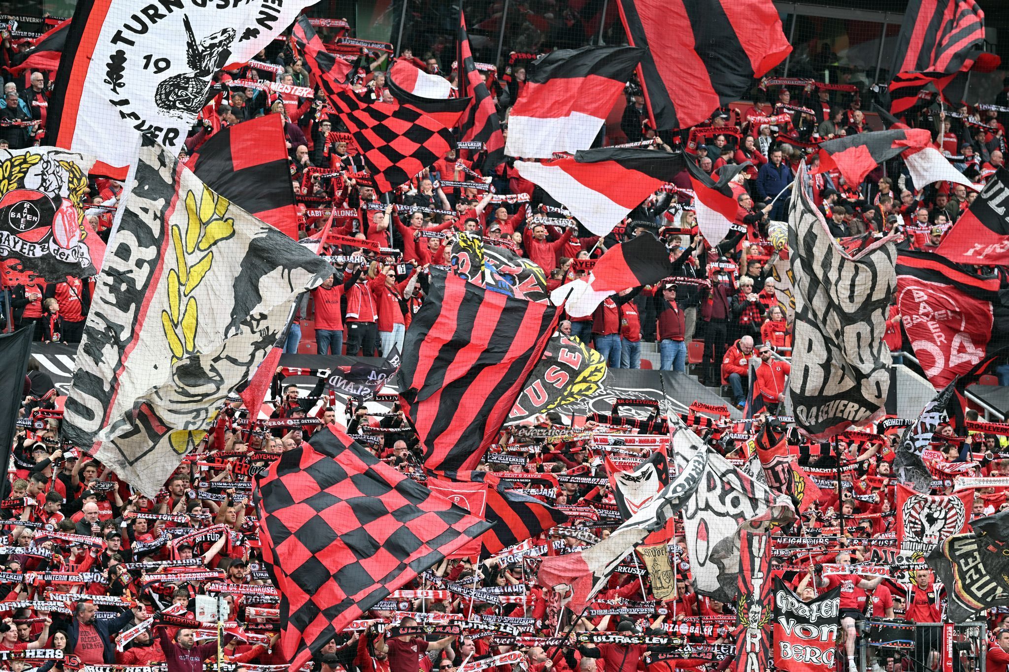 Fans von Bayer Leverkusen