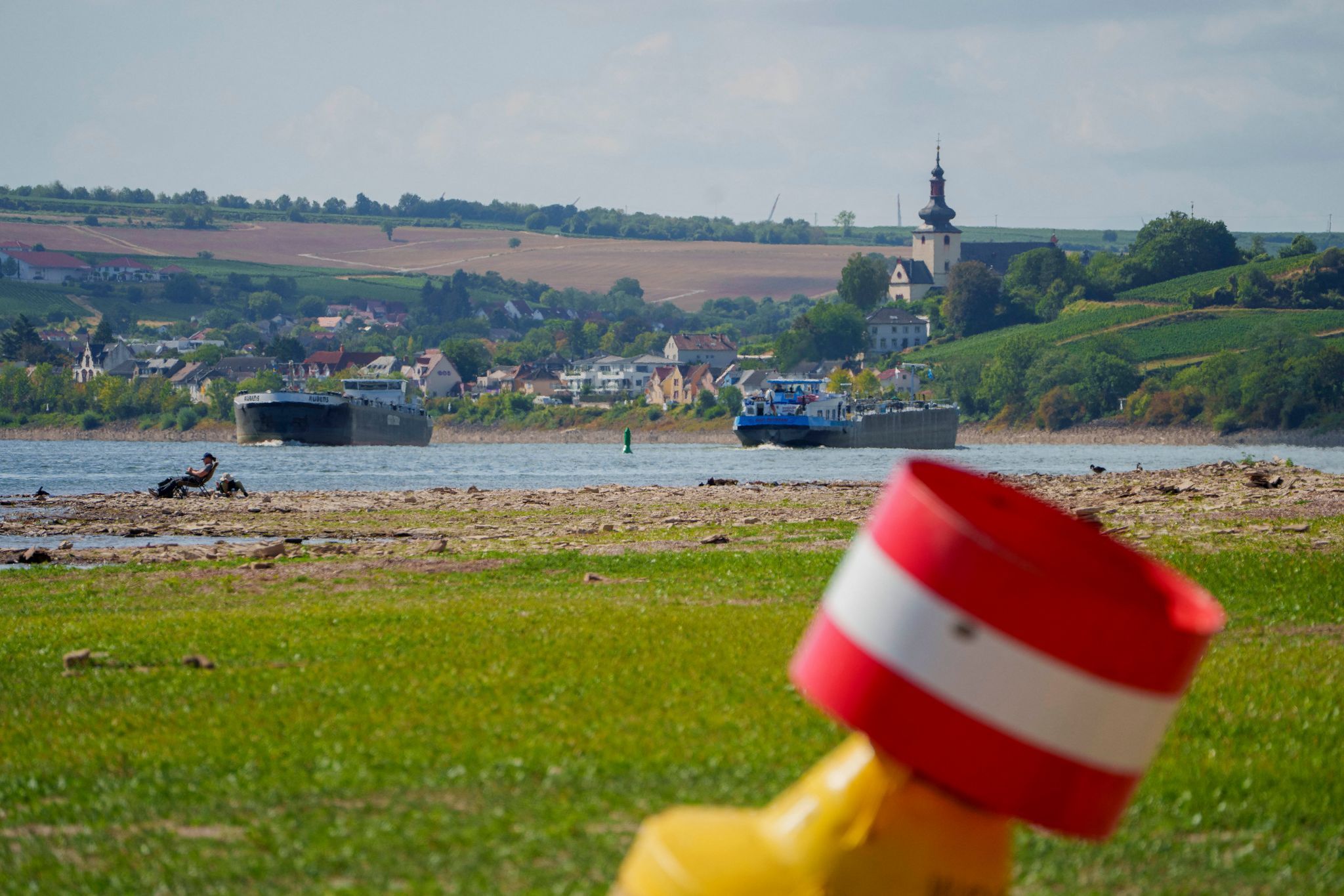 Niedrigwasser im Rhein