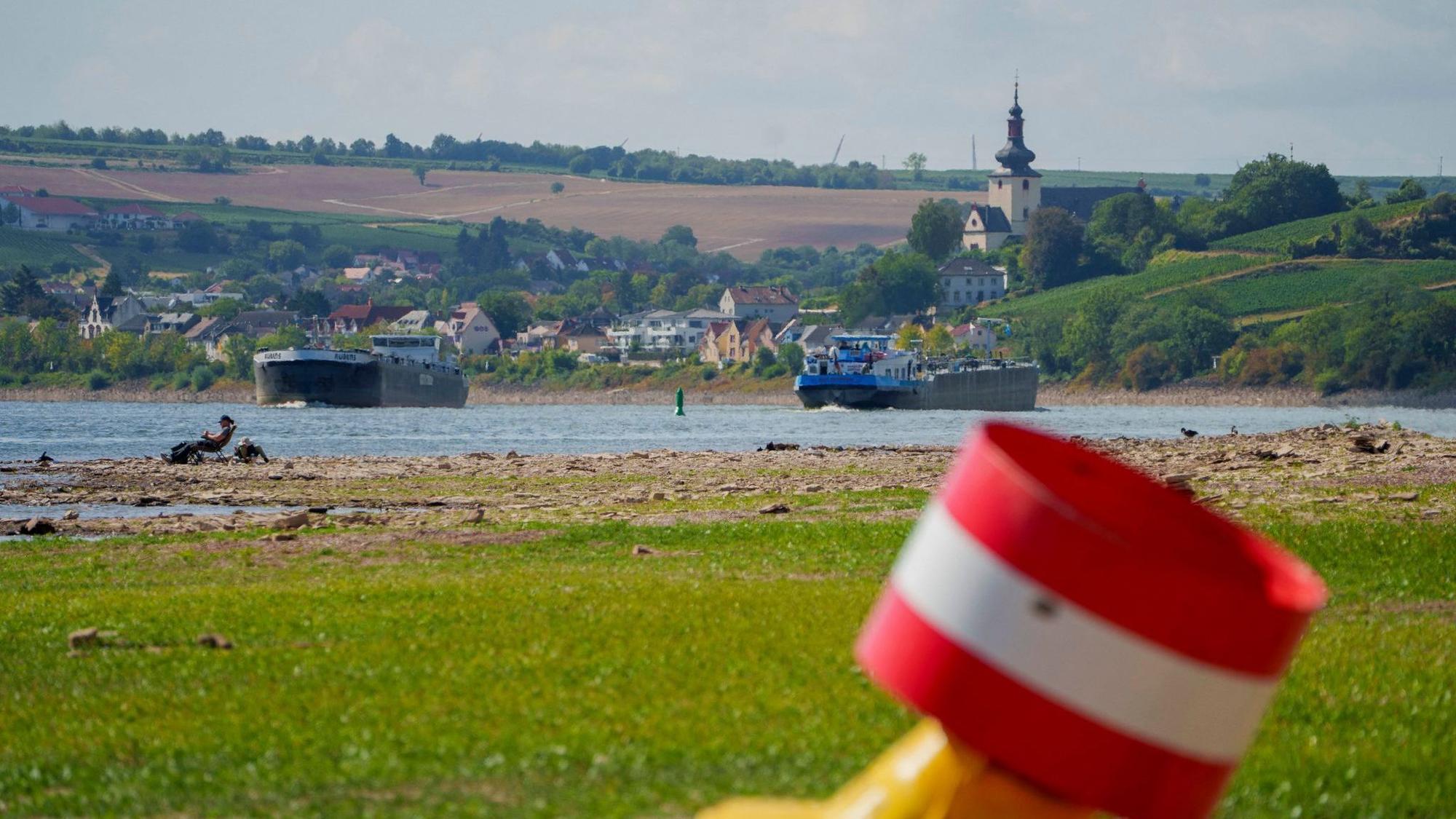 Niedrigwasser im Rhein