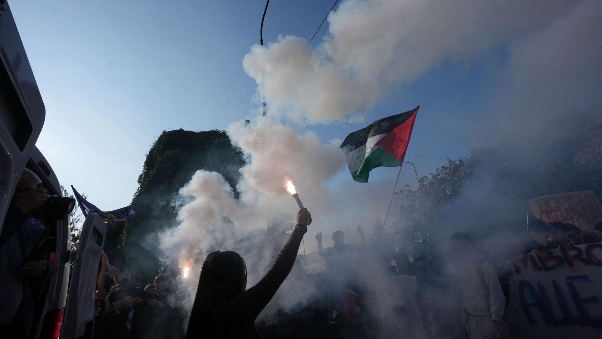Generalstreik in Italien - Mailand