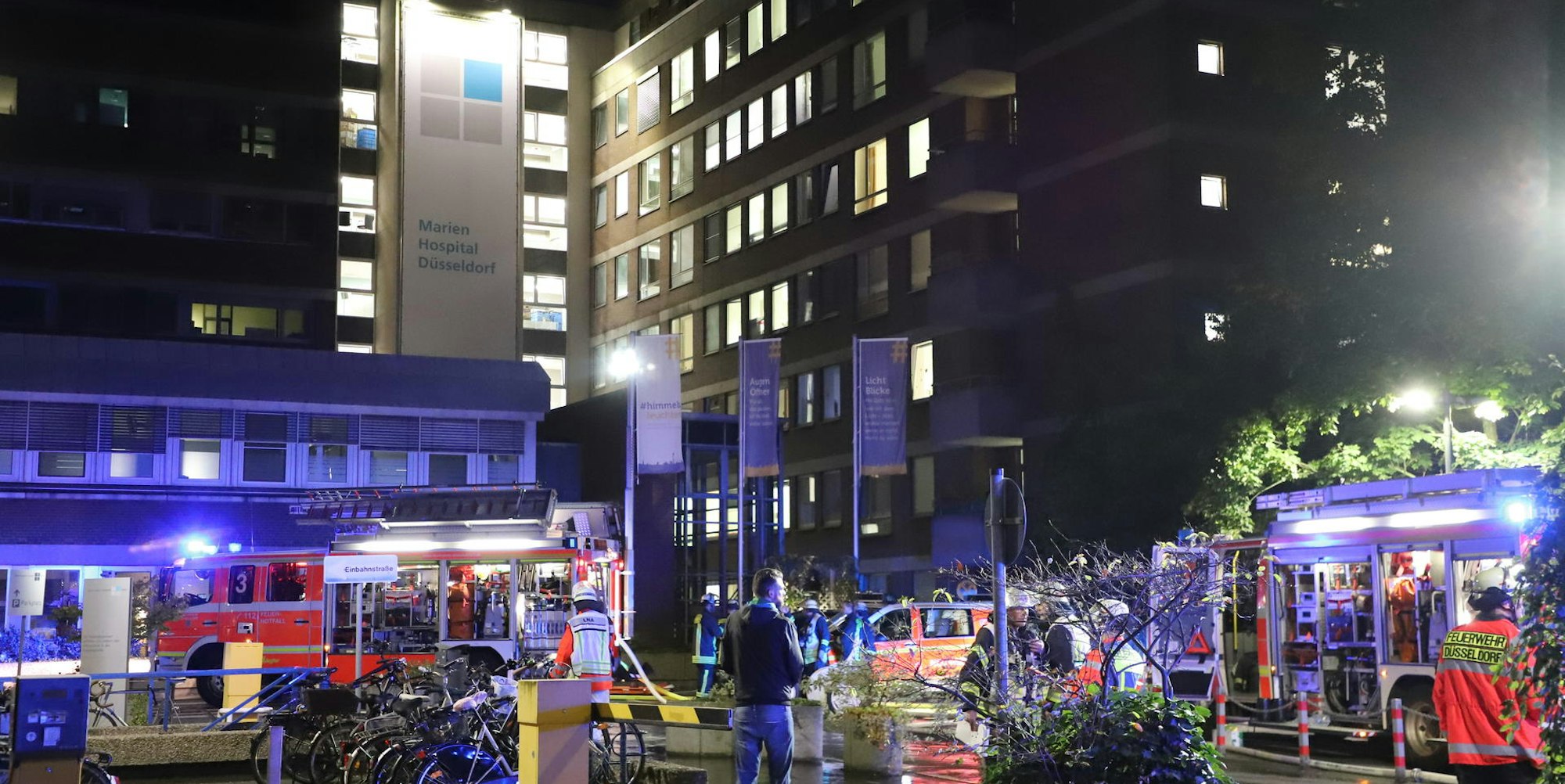 Düsseldorf Brand Marien-Hospital 1