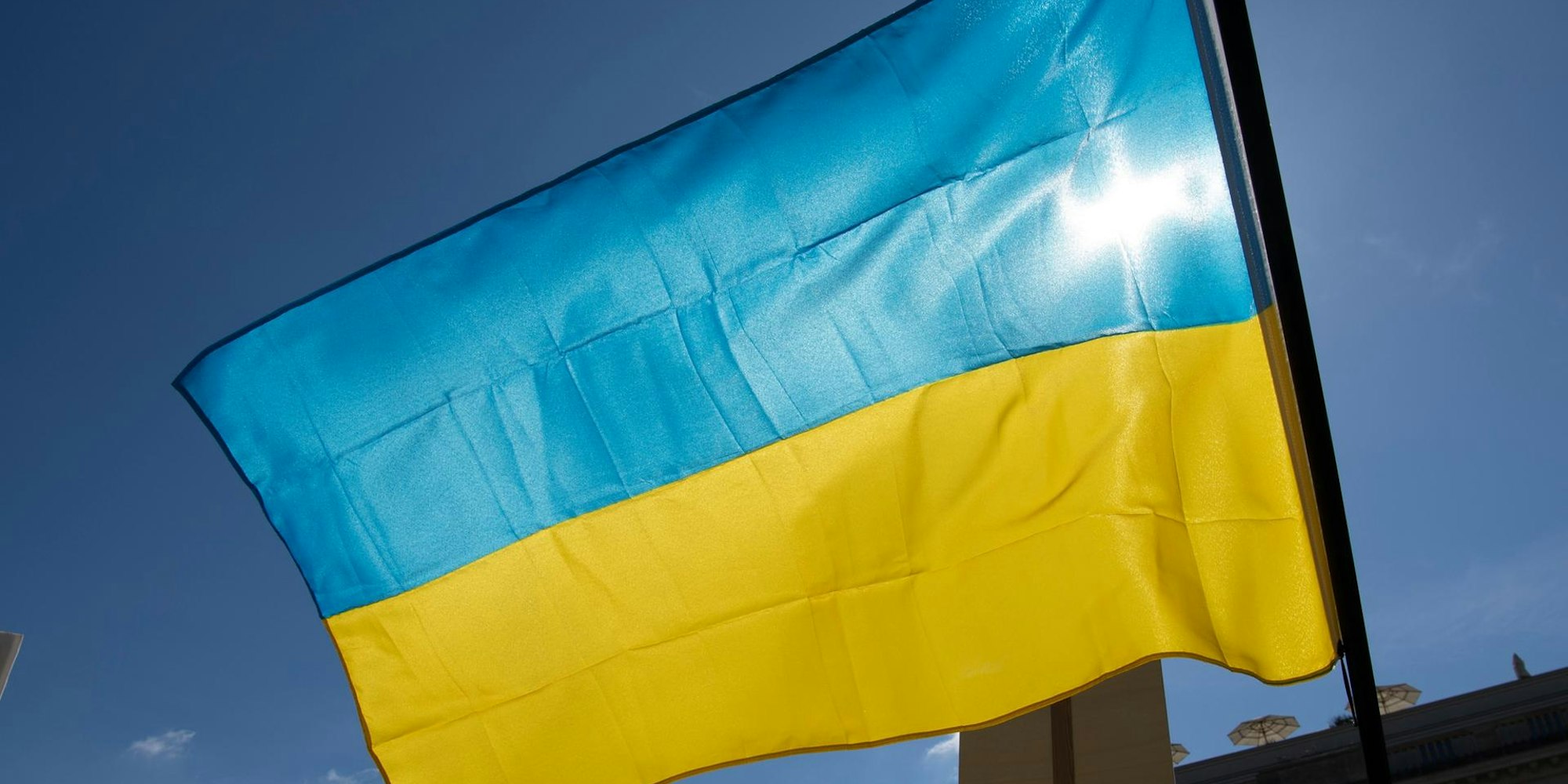 Ukrainische Fahne