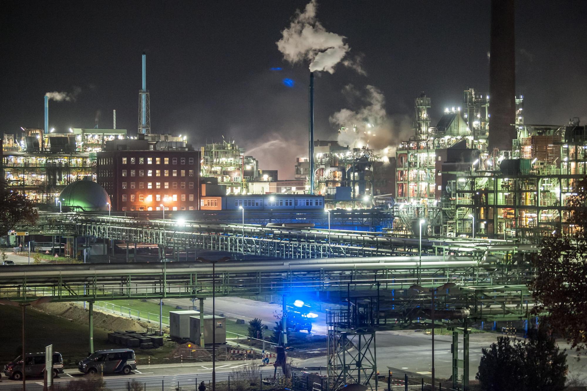 Brand Chempark Leverkusen 2016