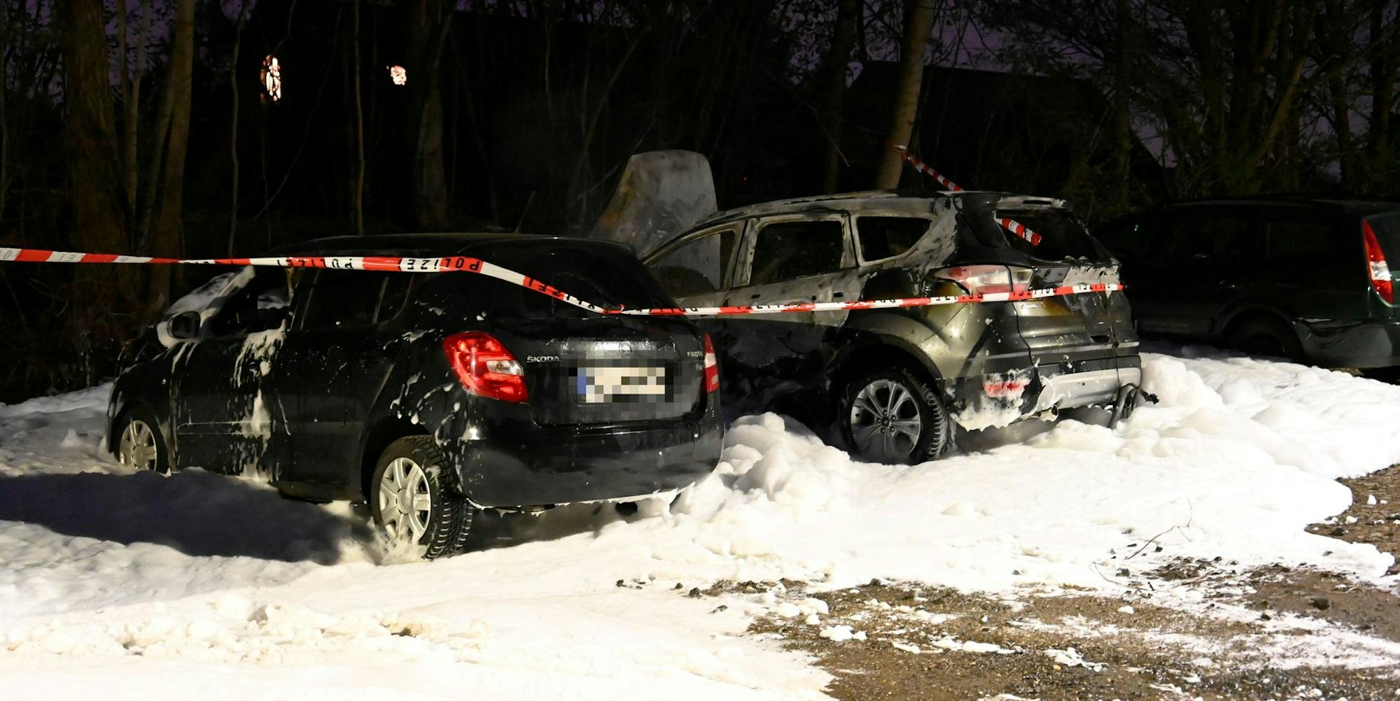 autos brennen frechen