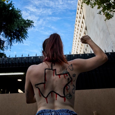 Protest Abtreibungsgesetz Texas 260222