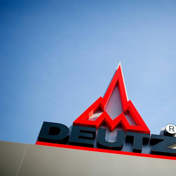 Deutz-Logo am Firmensitz in Porz