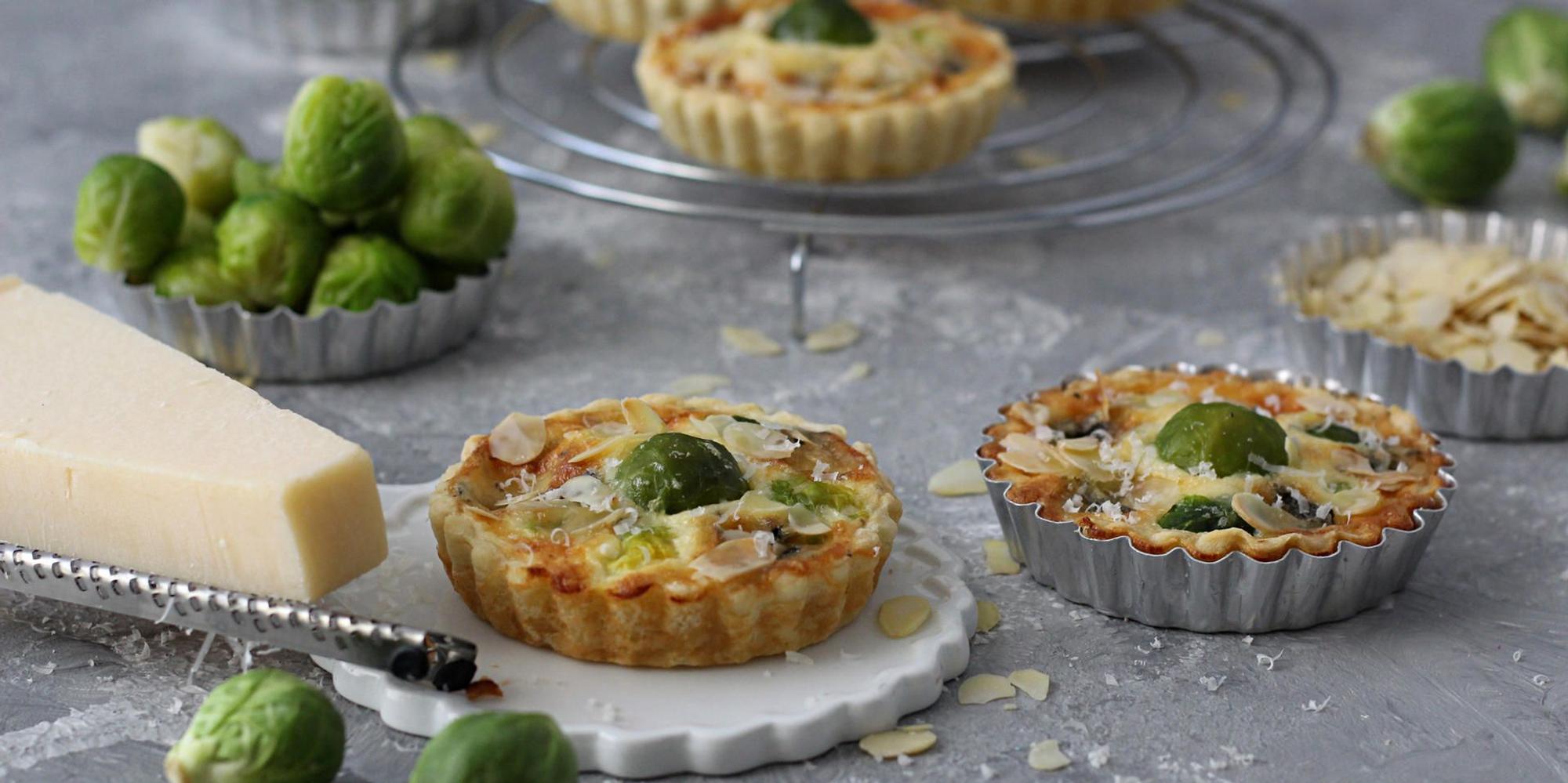 quiche mit rosenkohl