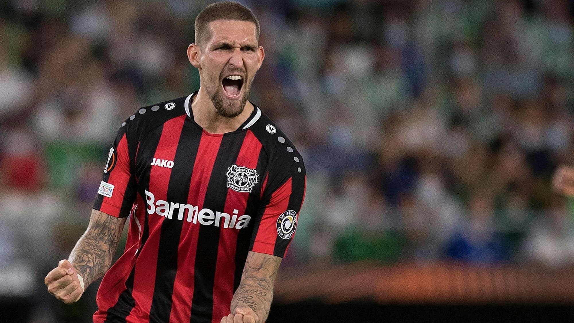 Bayer Leverkusens Mittelfeldspieler Robert Andrich.