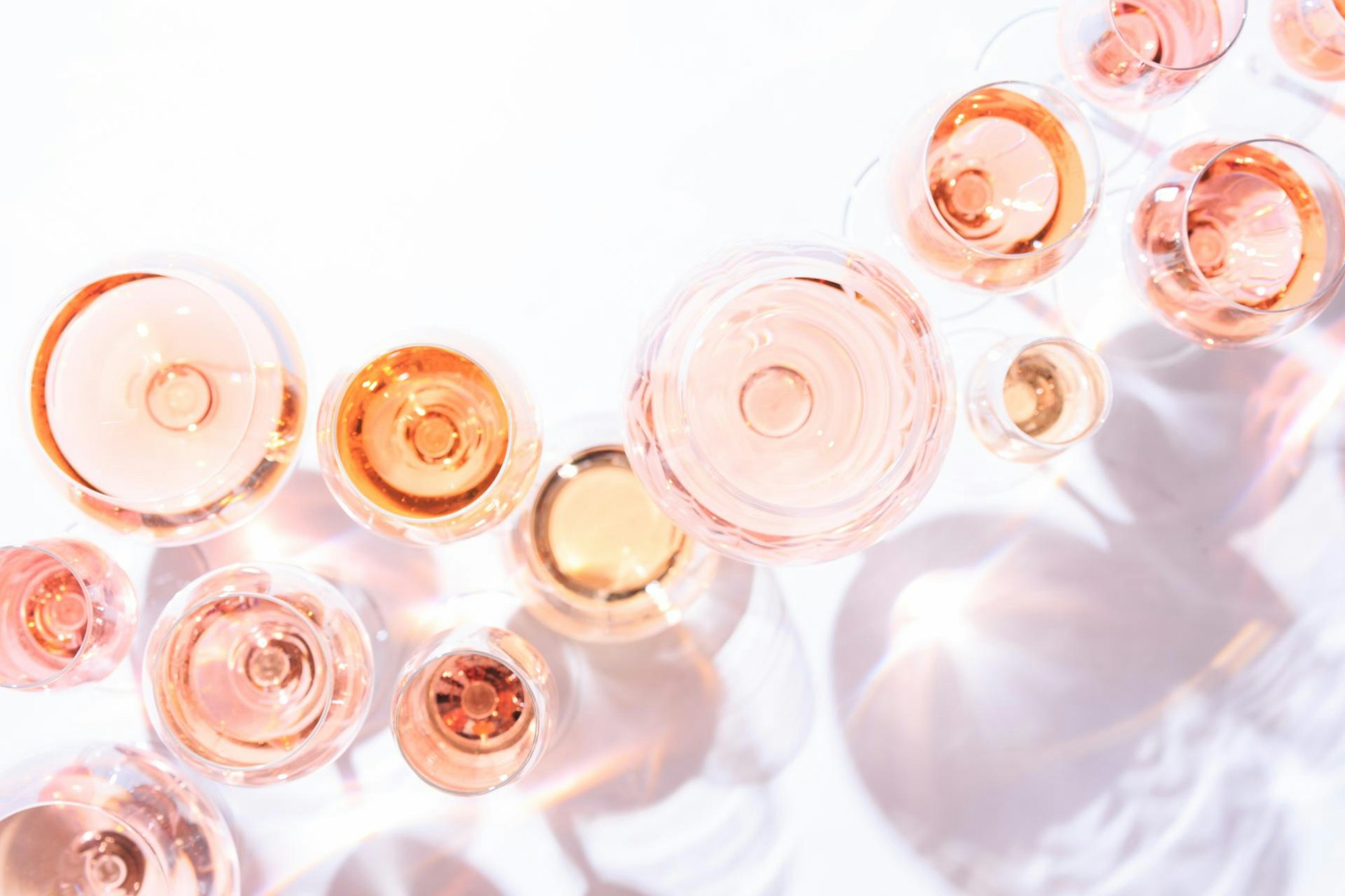 Rose Weine von oben Getty Thinkstock
