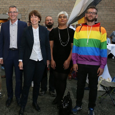 Empfang Reker zum Internationalen Tag gegen Homo-, Bi- und Transfeindlichkeit