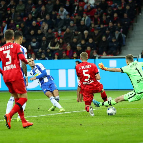Bayer Leverkusen gegen Hertha Tor