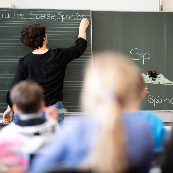 Schule Symbol Tafel