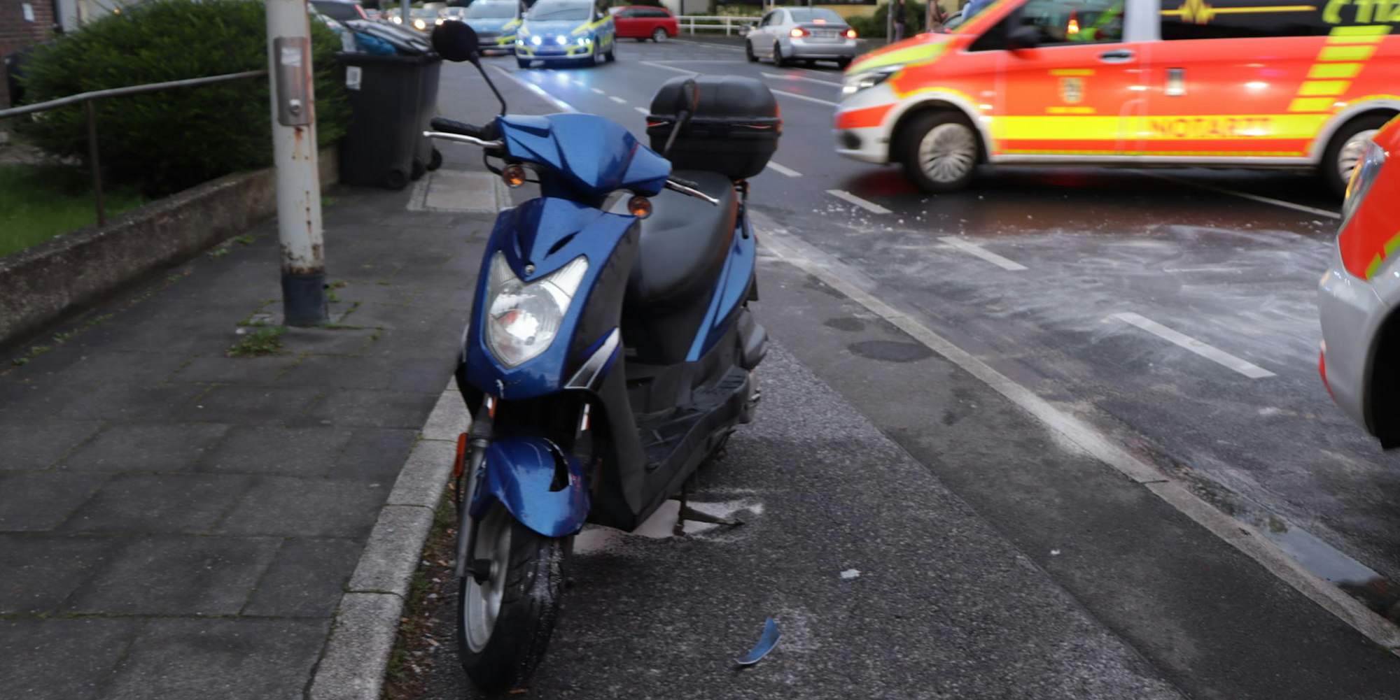 Roller Unfall Brühl