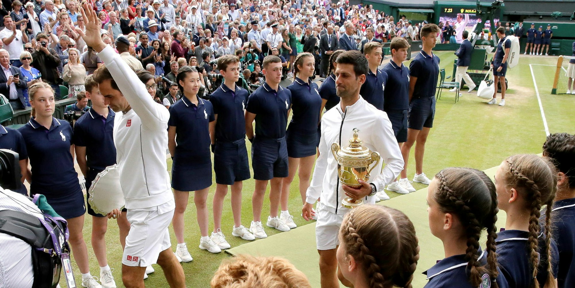 Federer und Djokovic nach Wimbledon-Finale