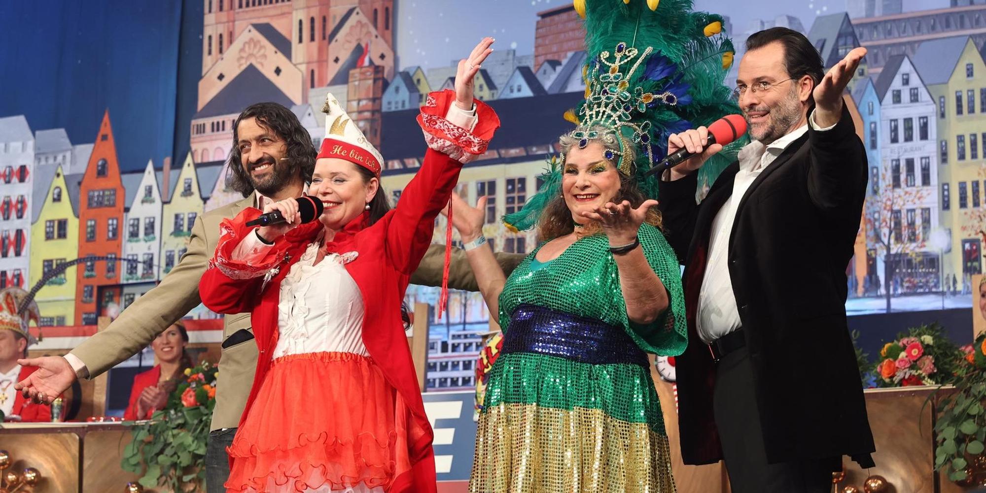 Fernsehsitzung Bühne