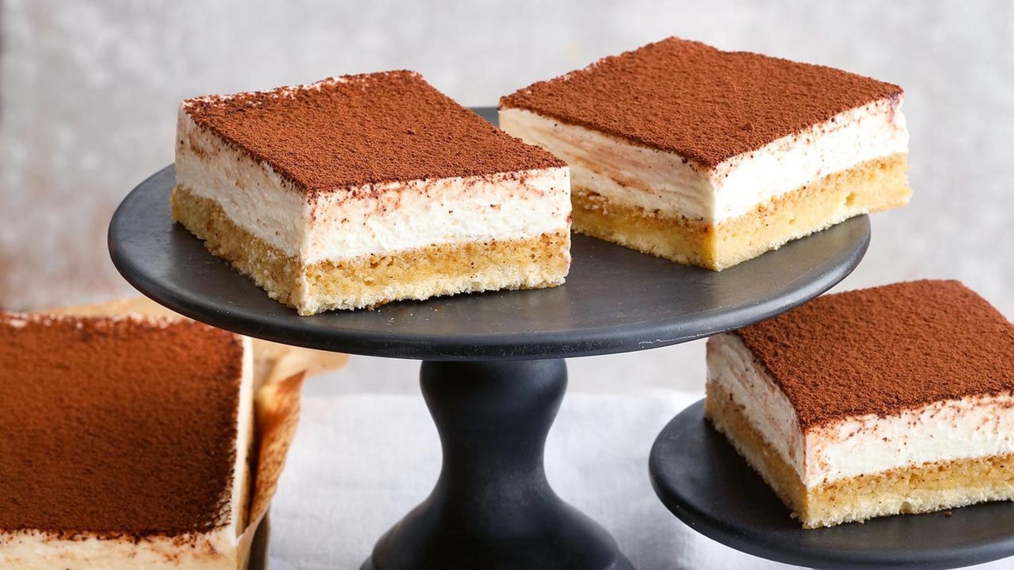 Tiramisu-Schnitten