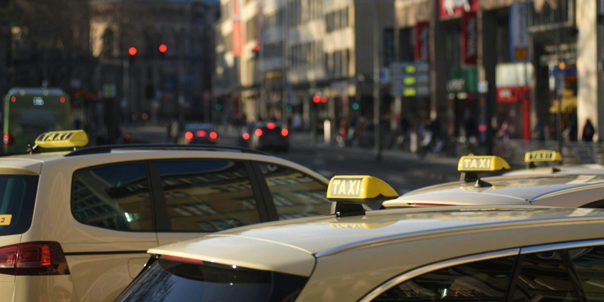 Taxifahrer am Neumarkt