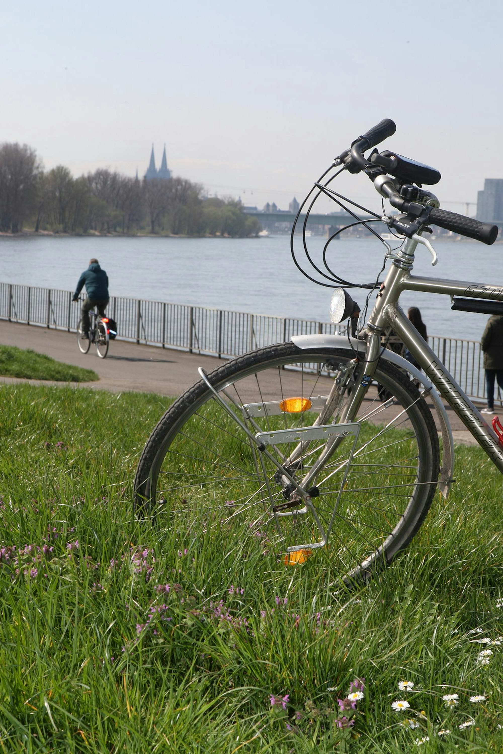 Rheinufer an der Mülheimer Brücke
