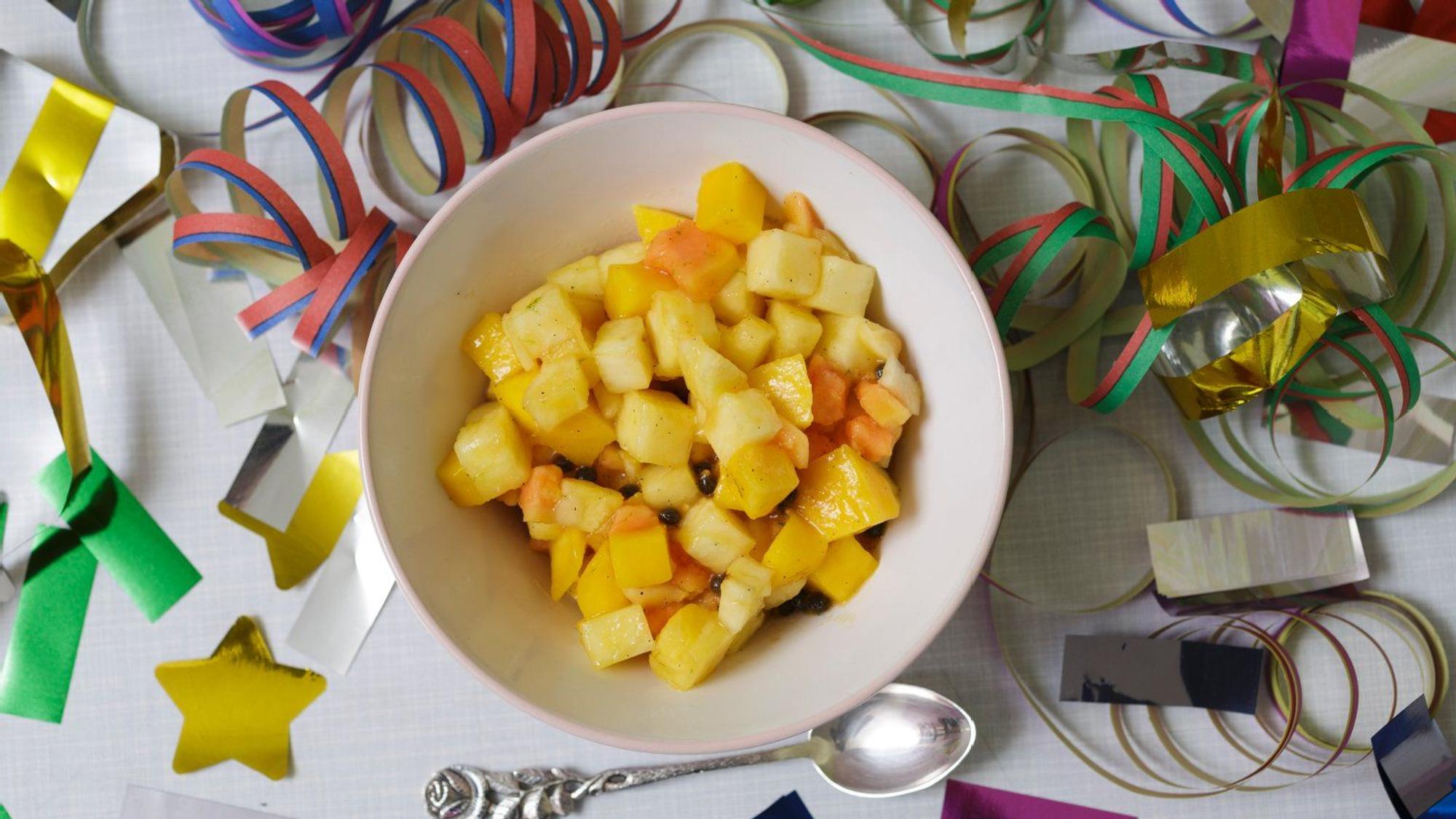 Exotischer Obstsalat