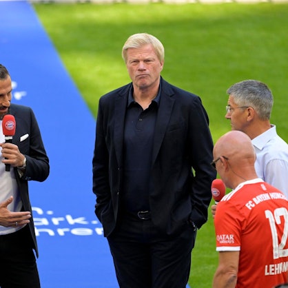 Kahn bei Teampräsentation