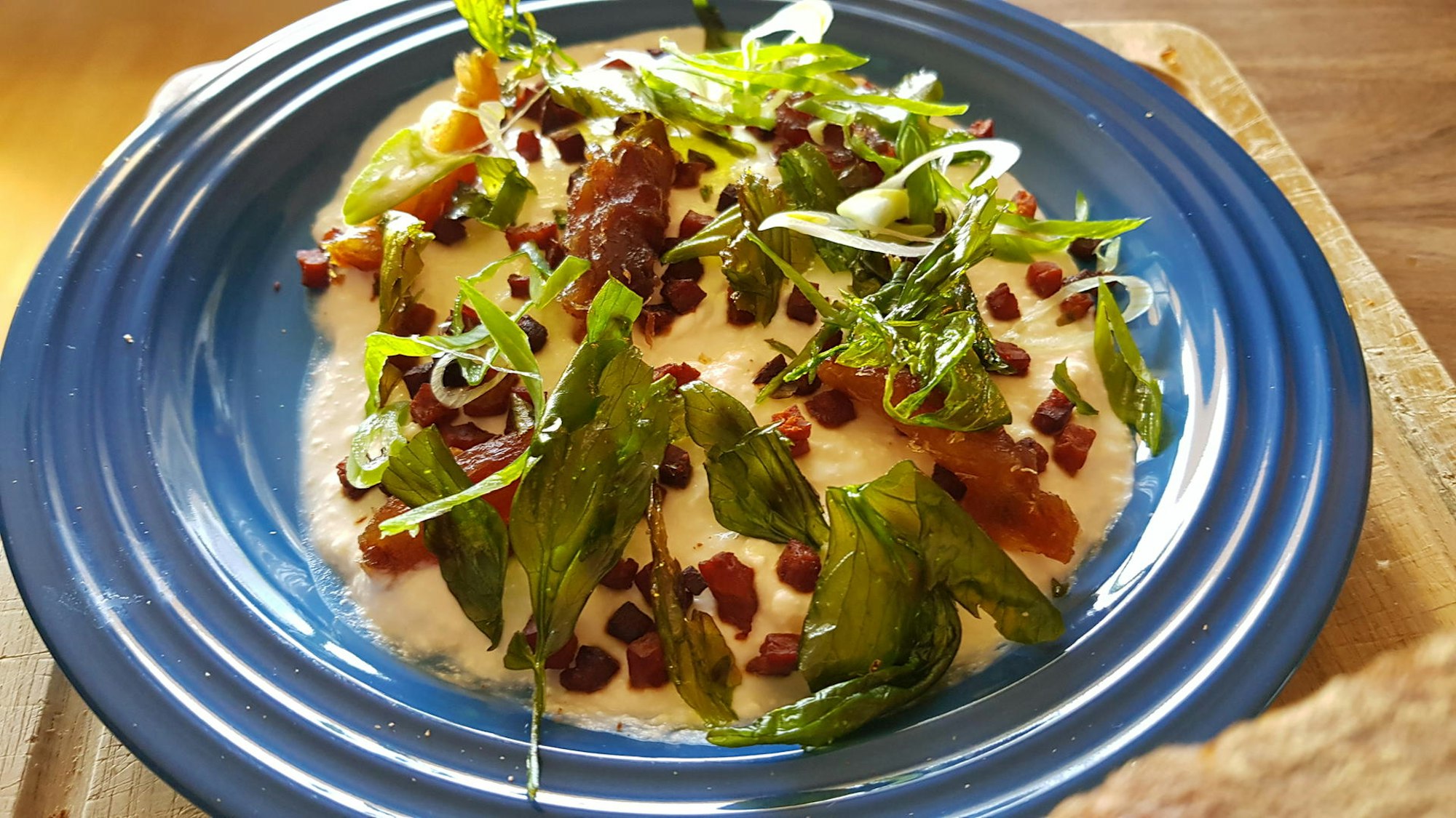 Take Away Henne Grünzeug