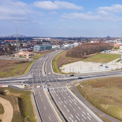 Ortsumgehung B265 Luftaufnahme