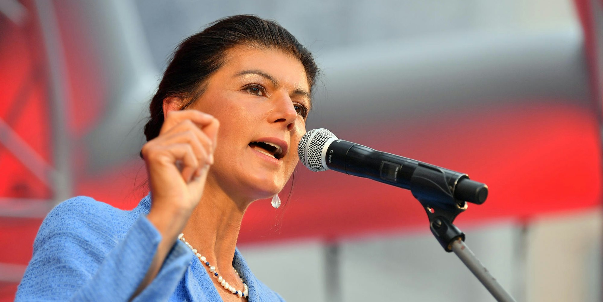 Wagenknecht Mikrofon