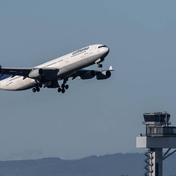 Passagiermaschine Flughafen Fran