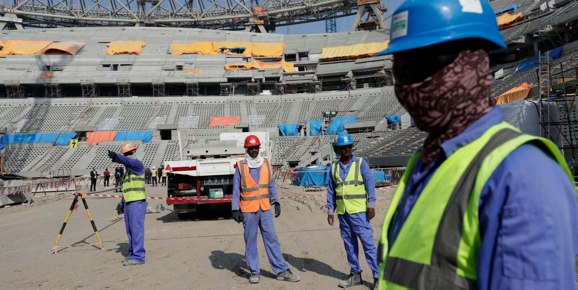 Stadionbau in Katar