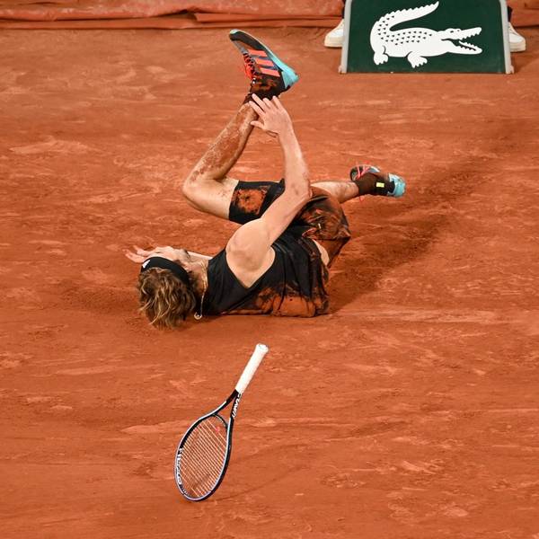 Zverev am Boden