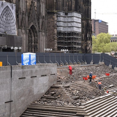 Dom Treppe Bauarbeiten