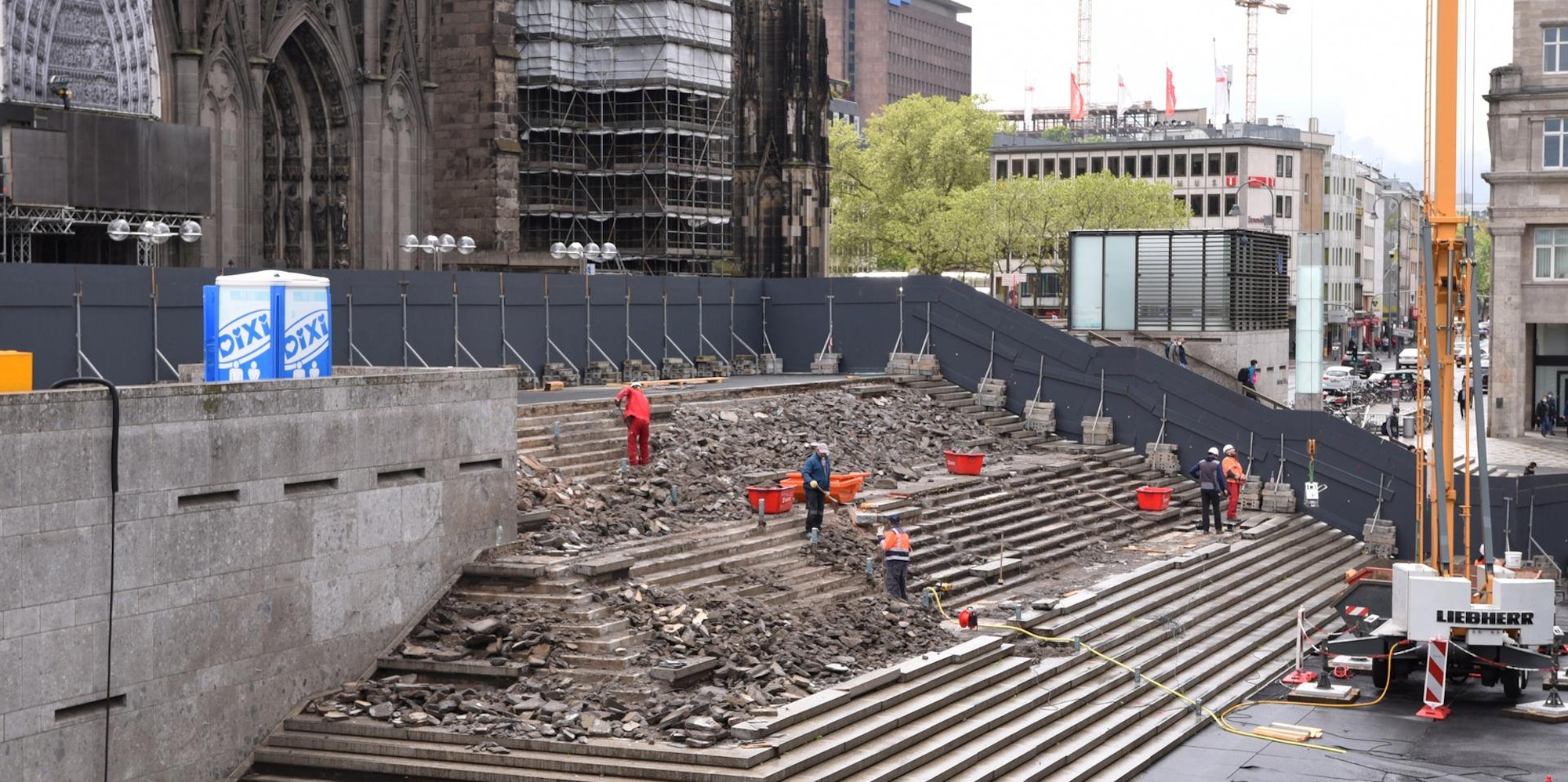 Dom Treppe Bauarbeiten