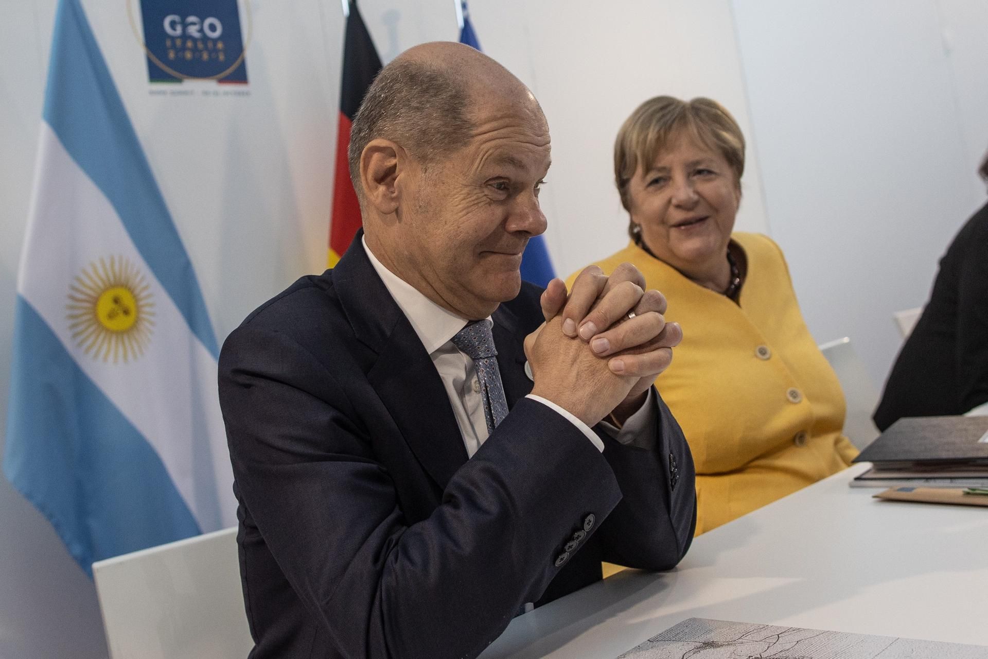 Merkel Scholz G20