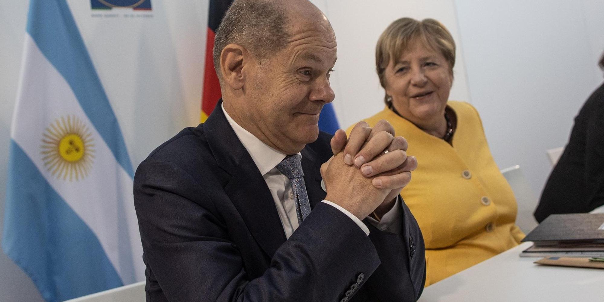 Merkel Scholz G20