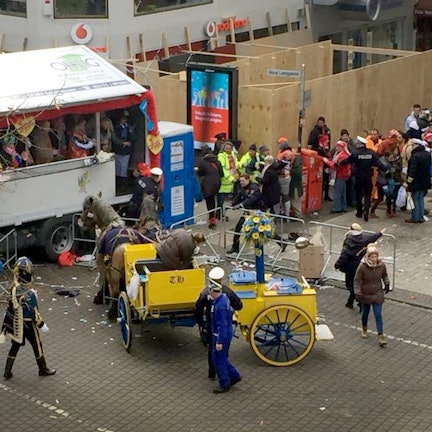 Unfall Pferde Rosenmontag 1 dpa