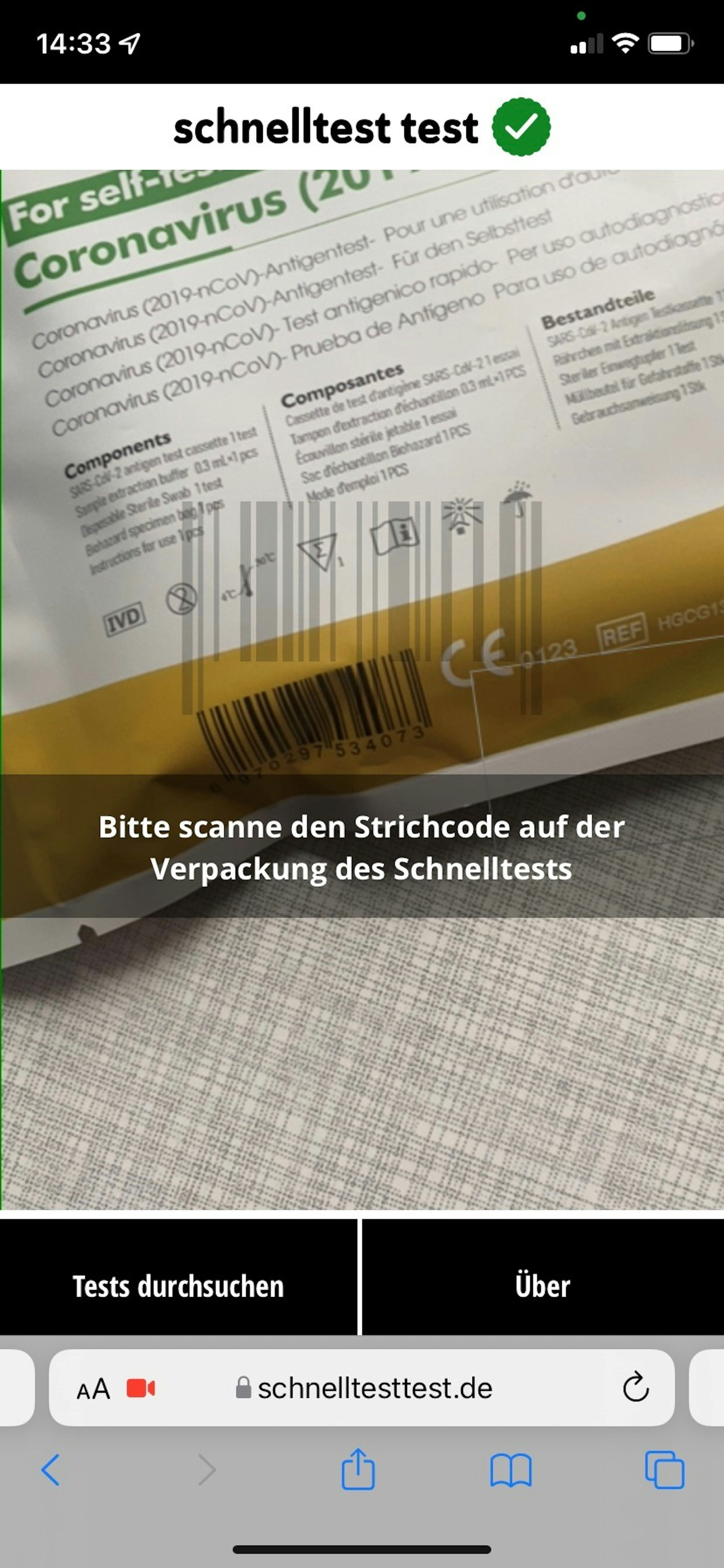 Screenshot Tool Schnelltest
